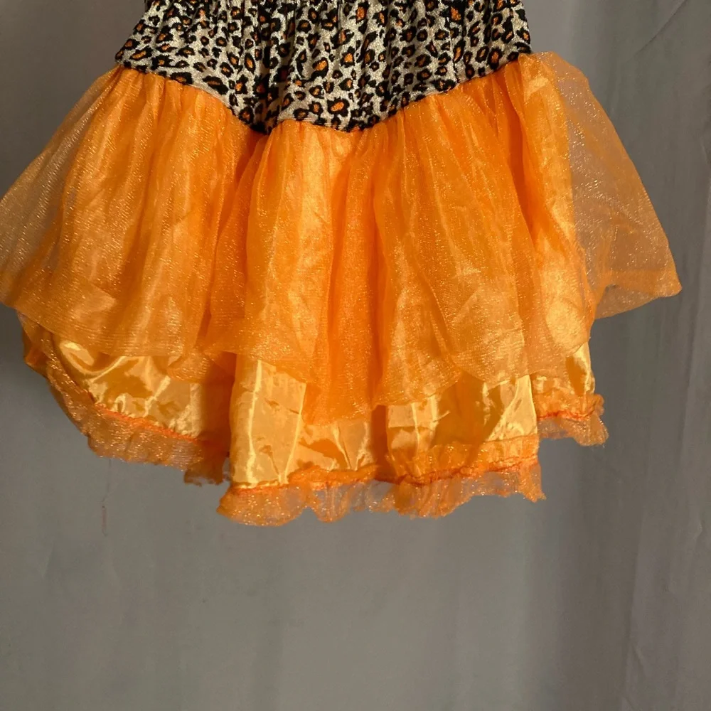 Leopard sparkle skirt one size fits all elastic